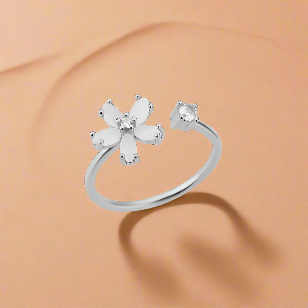 Pierścionek Flora-Pierścionek-Bijoume.pl-Srebrny-Bijoume.pl