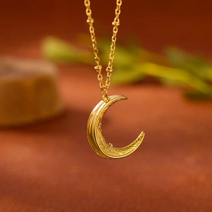 Naszyjnik z księżycem Moon-Naszyjnik-Bijoume.pl